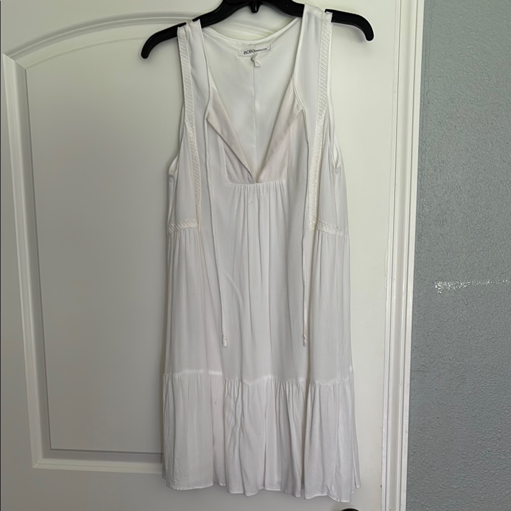 BCBGeneration White Sleeveless Mini Dress